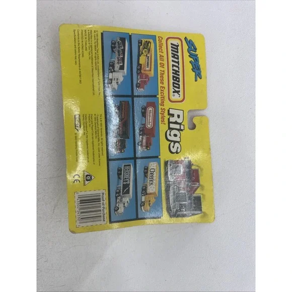 VTG 1993 Super Matchbox Rigs Semi Truck Hersheys STK NO34330 - Picture 7 of 8